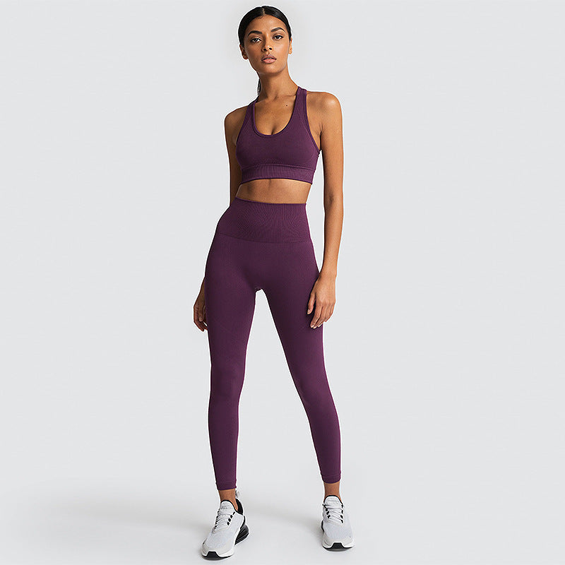 Seamless Gym Set Woman Sportswear