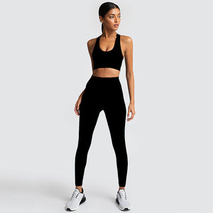 Seamless Gym Set Woman Sportswear