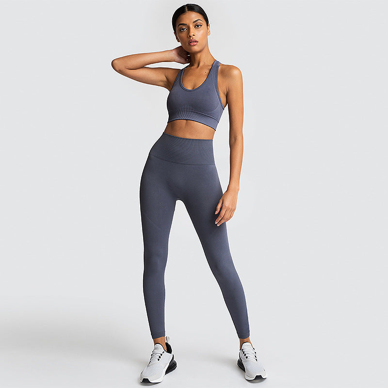 Seamless Gym Set Woman Sportswear