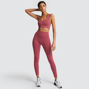 Seamless Gym Set Woman Sportswear