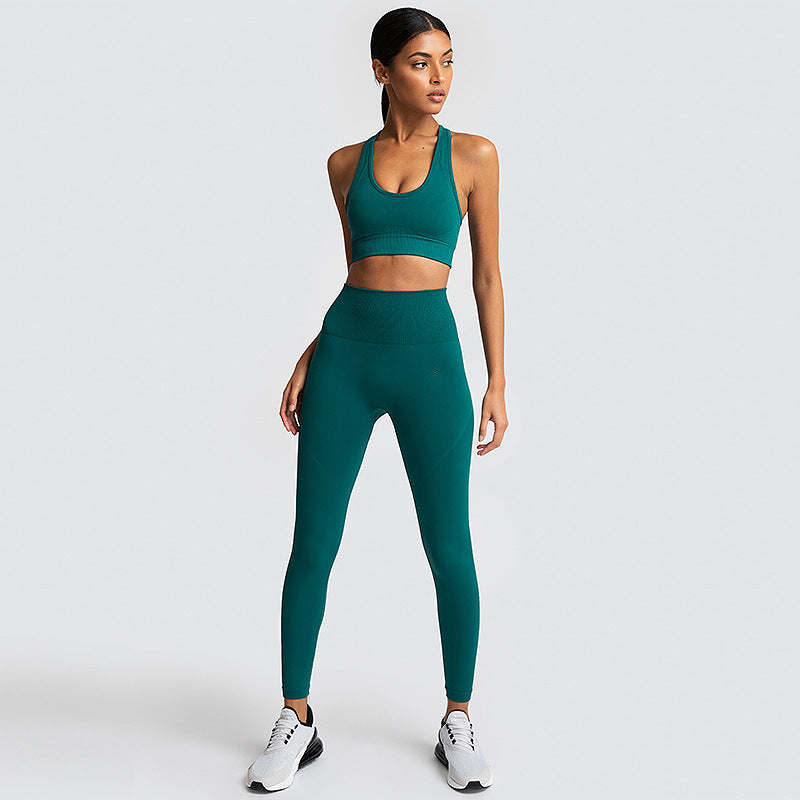 Seamless Gym Set Woman Sportswear