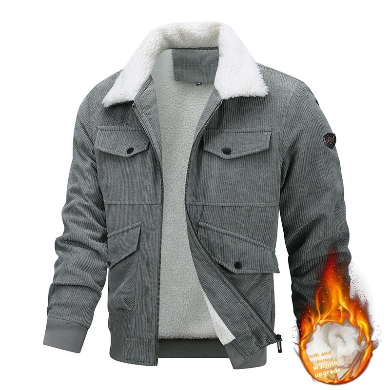 Warm Thicken Cotton Coat Men's Clothing