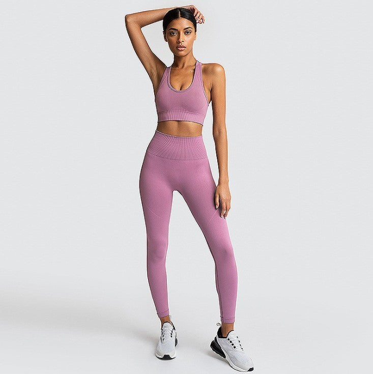 Seamless Gym Set Woman Sportswear