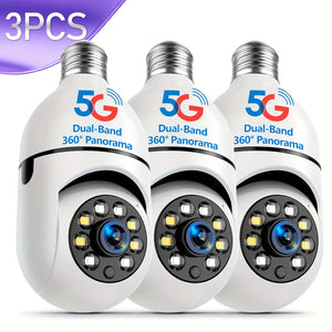 360 Degree Wifi Lightbulb Security Camera For Home