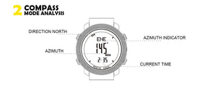 NORTH EDGE Men's sport Digital watch Hours Running Swimming Military Army watches Altimeter Barometer Compass waterproof 50m