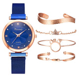 Fashion 5pcs Set Women Watches