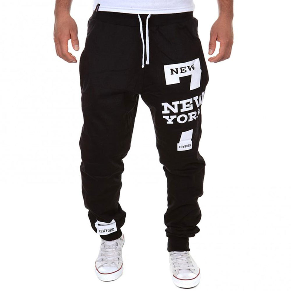 Men Casual Jogger Number 7 Pants