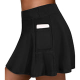 Women's Sport Tennis Skirts With Pockets