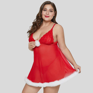 Women Plus Size 2 Piece Lingeries