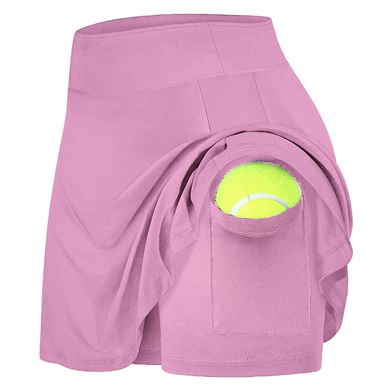 Women's Sport Tennis Skirts With Pockets