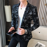 Men's Spring high quality Suit size S-3XL