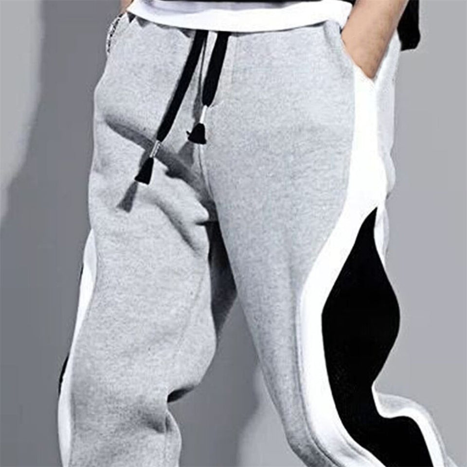 Pants Men Hip Hop Color Matching