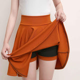 Shorts High Waist Skirt Female