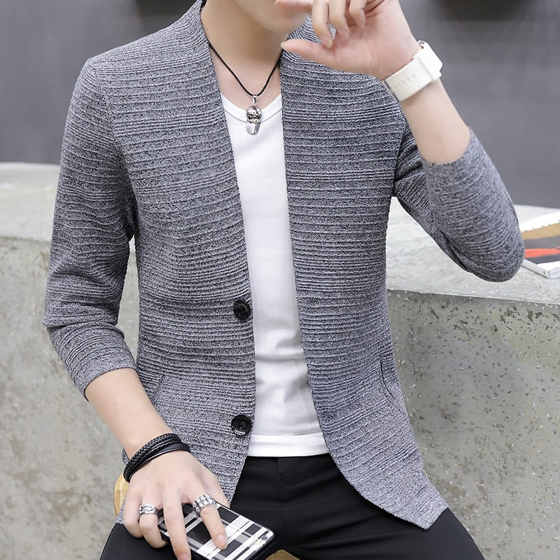 male v-neck outer wear