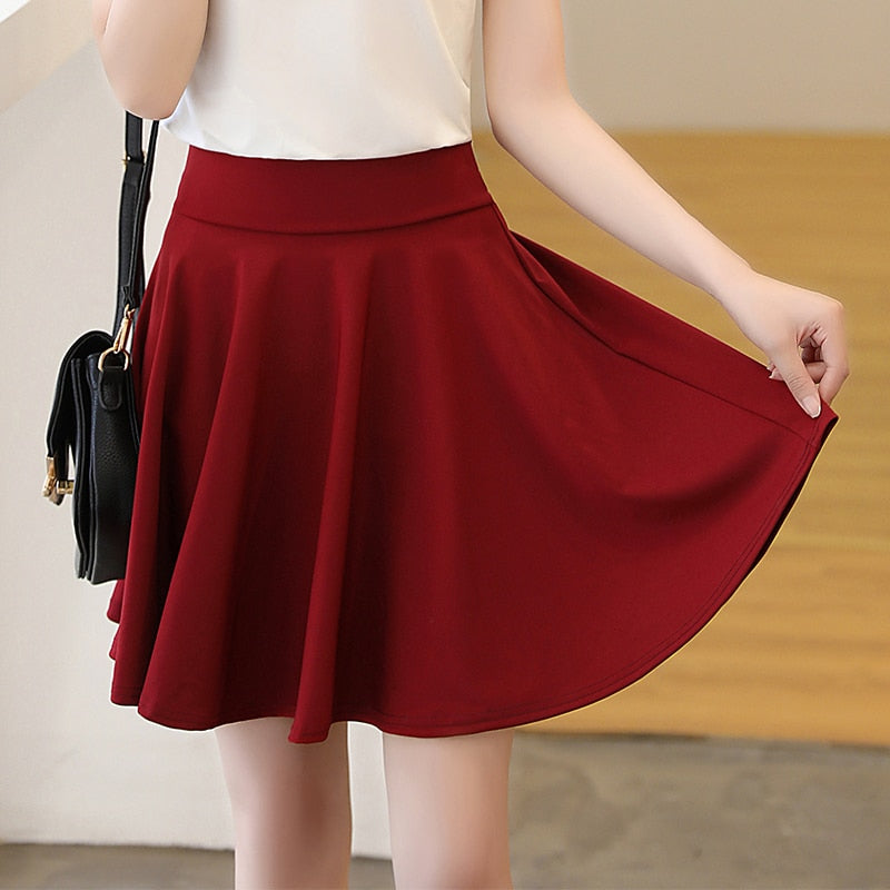 Shorts High Waist Skirt Female