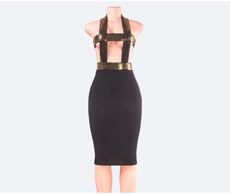 Women Backless Dress