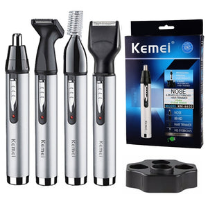 4in1 rechargeable nose ear hair trimmer for men