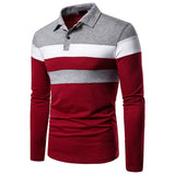 Mens Three-Color Shirts Long Sleeve S -2XL