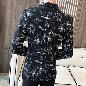 Men's Spring high quality Suit size S-3XL