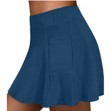 Women's Sport Tennis Skirts With Pockets