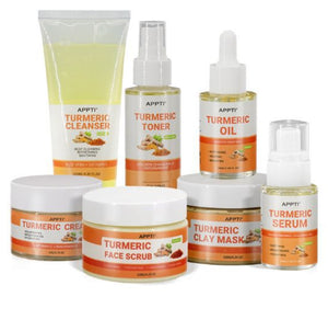 7pcs Tumeric Face Skin Care Set