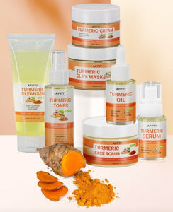 7pcs Tumeric Face Skin Care Set