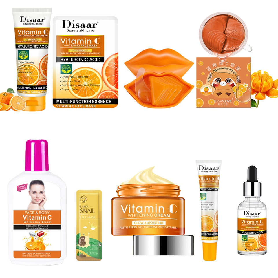 Vitamin C Skin Care Sets Whitening Cream